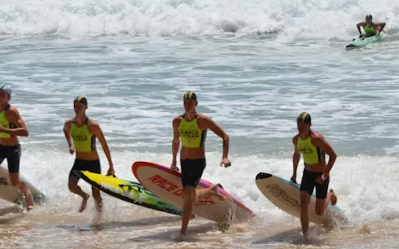 Surfeurs à Waikiki